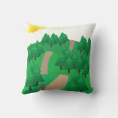 Running Outdoors クッション (裏面)