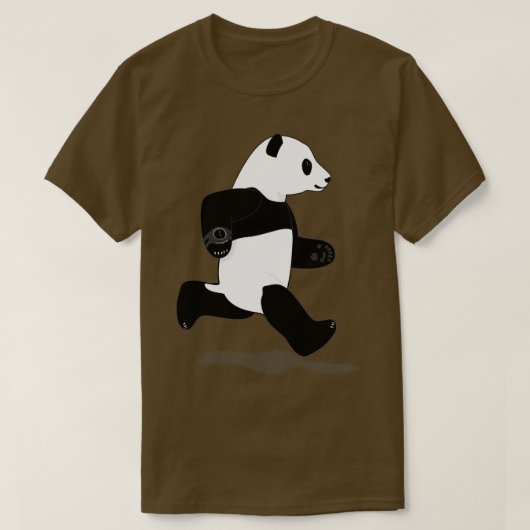 Running Panda Tシャツ (デザイン正面)