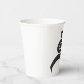 Running Postman Delivering Mail Postal Worker 紙コップ (右)