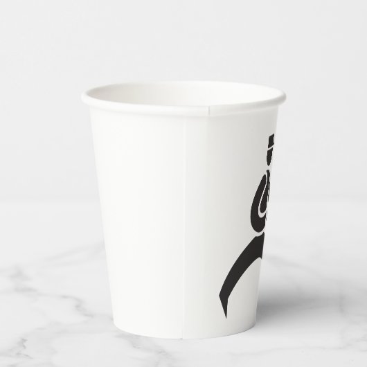 Running Postman Delivering Mail Postal Worker 紙コップ (右)