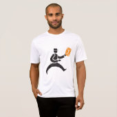 Running Postman Delivering Mail Postal Worker Tシャツ (正面フル)