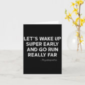 Running Quotes For Distance Runners Running Team I カード (黄色い花)