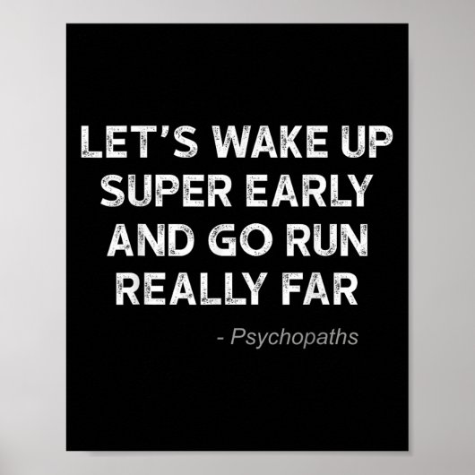 Running Quotes For Distance Runners Running Team I ポスター (正面)