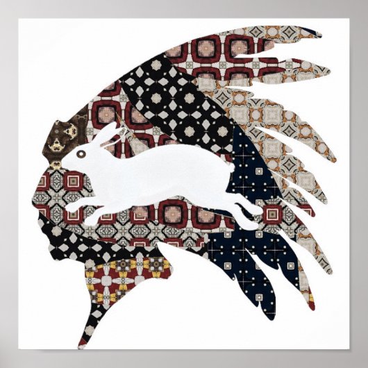 Running Rabbit Poster ポスター (正面)