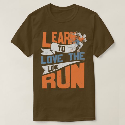 Running Runner Marathon Sport Fitness Jogger Tシャツ (デザイン正面)