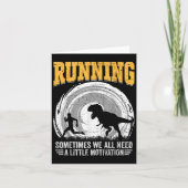 Running Sometimes We All Need A Little Motivation  カード (正面)