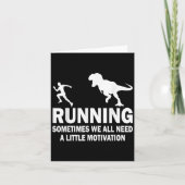Running Sometimes We All Need A Little Motivation  カード (正面)