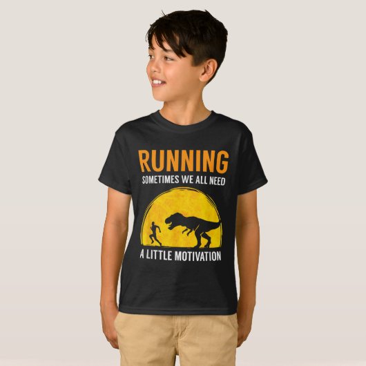 Running Sometimes We All Need A Little Motivation  Tシャツ (正面フル)
