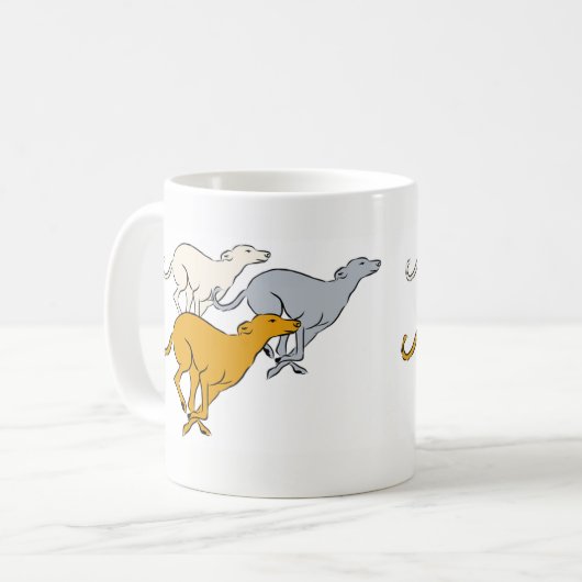 Running three コーヒーマグカップ (正面左)