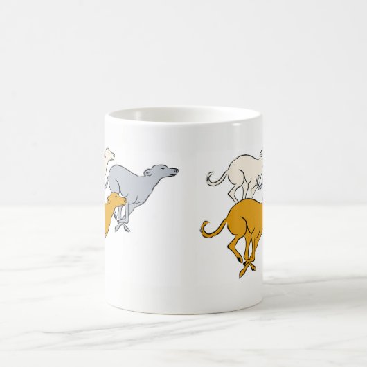 Running three コーヒーマグカップ (中央)