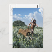 running with the tiger ポストカード (正面/裏面)