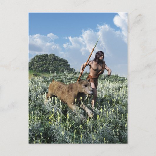 running with the tiger ポストカード (正面)