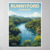Runnyford, Clyde River, NSW ポスター (正面)