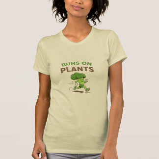 Runs on Plants Tシャツ