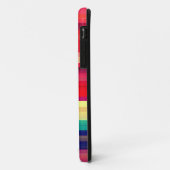 Runway Rainbowのパーソナライズされた名前またはイニシャル Case-Mate iPhoneケース (裏面/左)