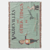 Rupert Bunnyによるボードビルとその他のモノ スローブランケット (正面縦)