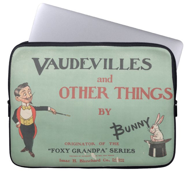 Rupert Bunnyによるボードビルとその他のモノ ラップトップスリーブ (正面)