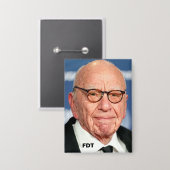 Rupert Murdoch Button 缶バッジ (正面/裏面)