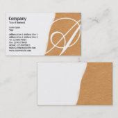 Rupt – オ遠くにレンジラフ紙テクスチャ 名刺 (正面/裏面)