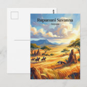 Rupununi Savanna Guyana ポストカード (正面/裏面)