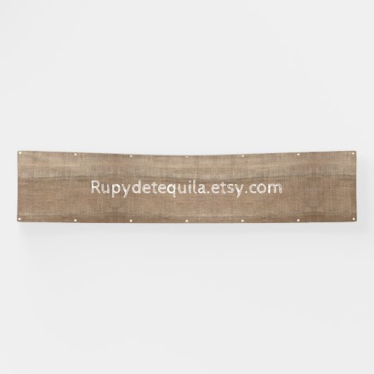 "RUPYDETEQUILA.ETSY.COM" 横断幕 (横)