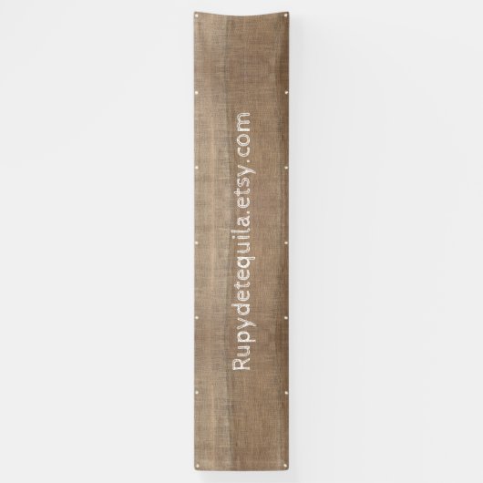 "RUPYDETEQUILA.ETSY.COM" 横断幕 (縦)