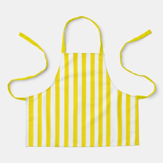 RUPYDETERQUILA垂直な黄色の線 エプロン (正面)