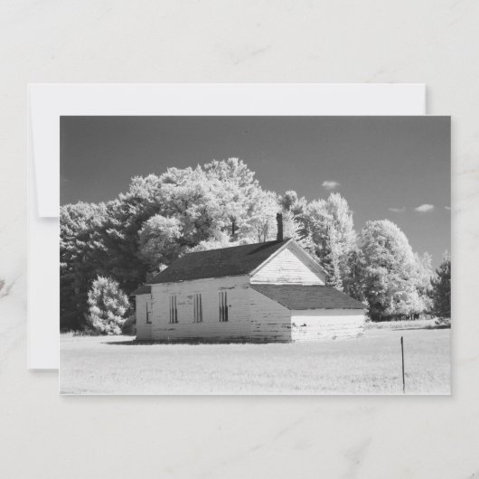 Rural America Theme Infrared Photography 招待状 (正面)