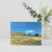 Rural Harney County, Burns, Oregon Canvas Print Po ポストカード (スタンド正面)