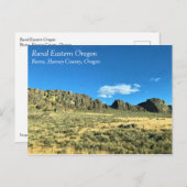 Rural Harney County, Burns, Oregon Canvas Print Po ポストカード (正面/裏面)