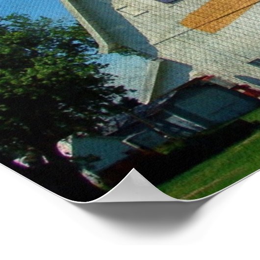 Rural Iowa Barn ポスター (角)