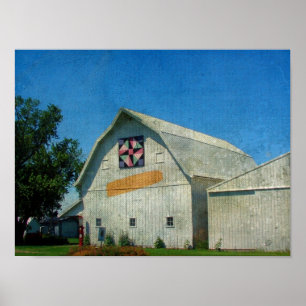 Rural Iowa Barn ポスター