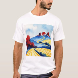 Rural landscape tシャツ