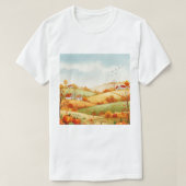 Rural landscape tシャツ (デザイン正面)