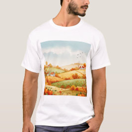 Rural landscape tシャツ