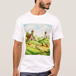 Rural landscape tシャツ