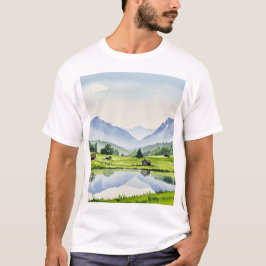 Rural landscape tシャツ