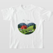 Rural landscape tシャツ (レイダウン)