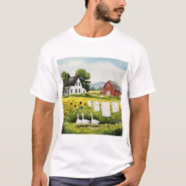 Rural landscape tシャツ
