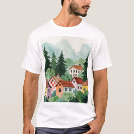 Rural landscape tシャツ