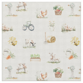 Rural living farming countryside  ファブリック