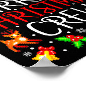 Rural Mail Carrier Christmas Crew Matching Xmas Ma ポスター (角)