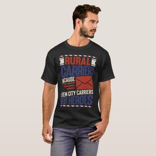 Rural Mail Postal Carrier   Post Office Tシャツ (正面フル)