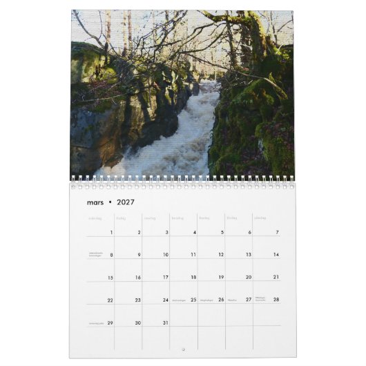Rural Sweden Calendar 2023 カレンダー (3月 2027)