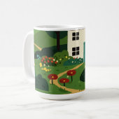 Rural town コーヒーマグカップ (正面左)