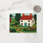 Rural town ノートカード (正面/裏面インサイチュ)