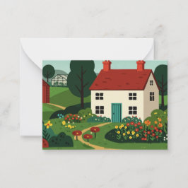 Rural town ノートカード