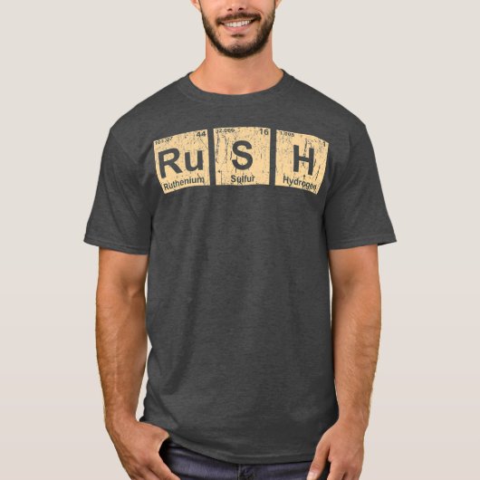 RuSH期別テーブル要素のラッシュ(3) Tシャツ (正面)