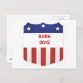 Rush 2012 ポストカード (正面/裏面)