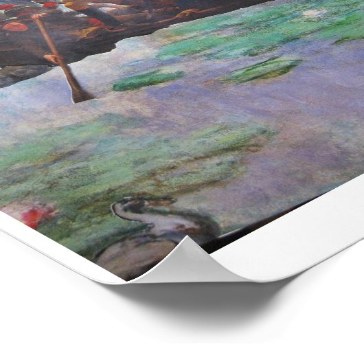 Rush Hour Traffic - collage art ポスター (角)